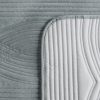 Narzuta Velvet srebrna 220 x 240 cm – doda blasku sypialni