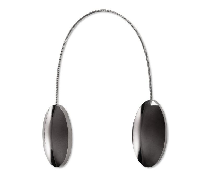 Upinacz magnetyczny stalowy 3 x 15 cm – eleganckie upięcie firan