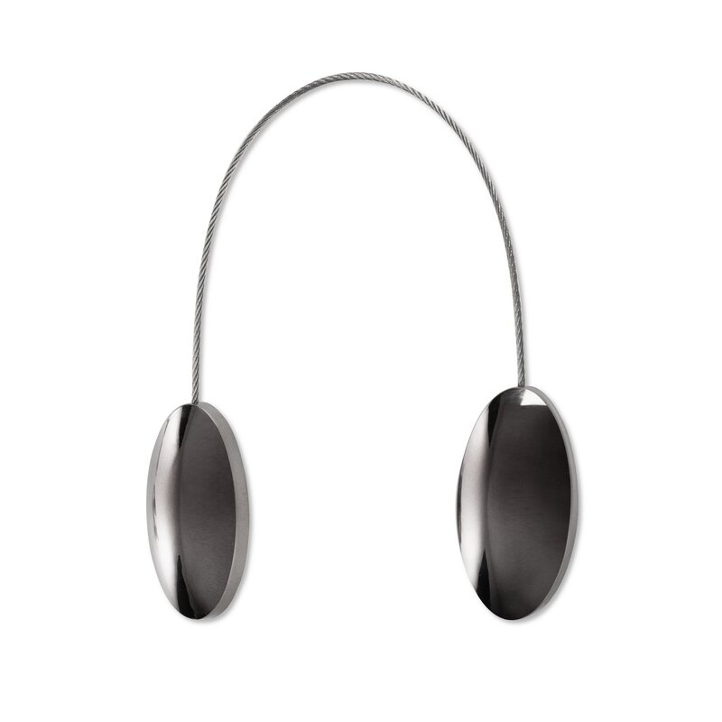 Upinacz magnetyczny stalowy 3 x 15 cm – eleganckie upięcie firan