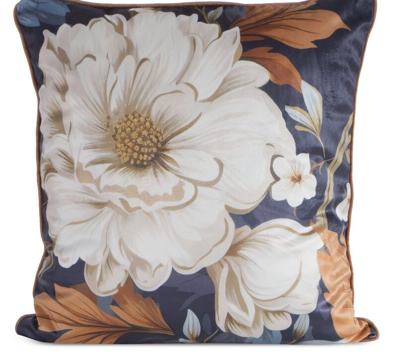 Poszewka Fiora2 granatowa 45 x 45 cm – doda przytulności