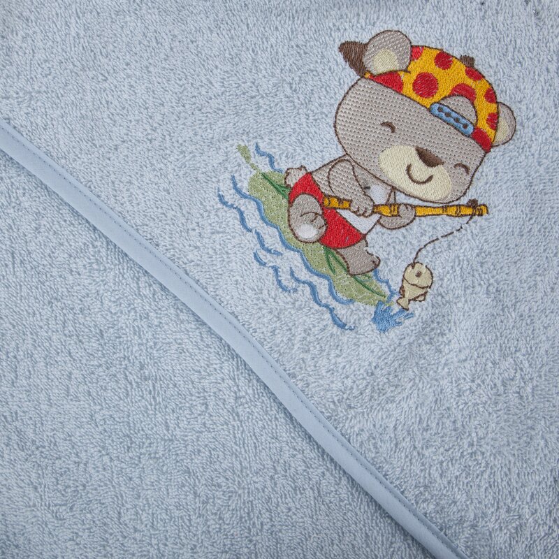 Ręcznik dla dziecka Baby51 niebieski 50 x 90 cm – miękki i chłonny