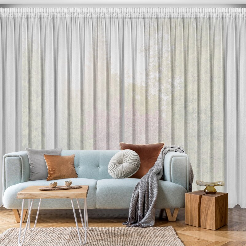 FIRANA GOTOWA TULSA NA TAŚMIE 300 X 270 CM BIAŁY