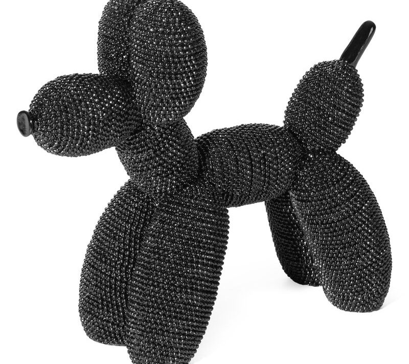 Figurka ceramiczna Eldo czarna 18 x 7 x 16 cm – stylowa dekoracja