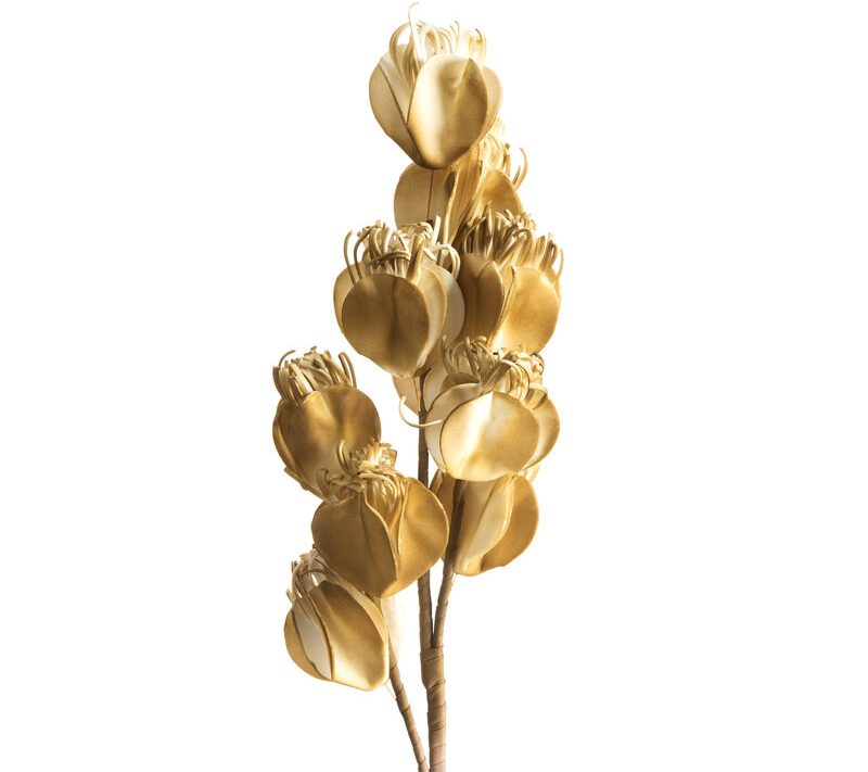 Kwiat Flore oliwkowy 92 cm – doda naturalnego piękna