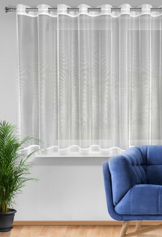 FIRANA GOTOWA NEL 350 X 145 CM BIAŁY