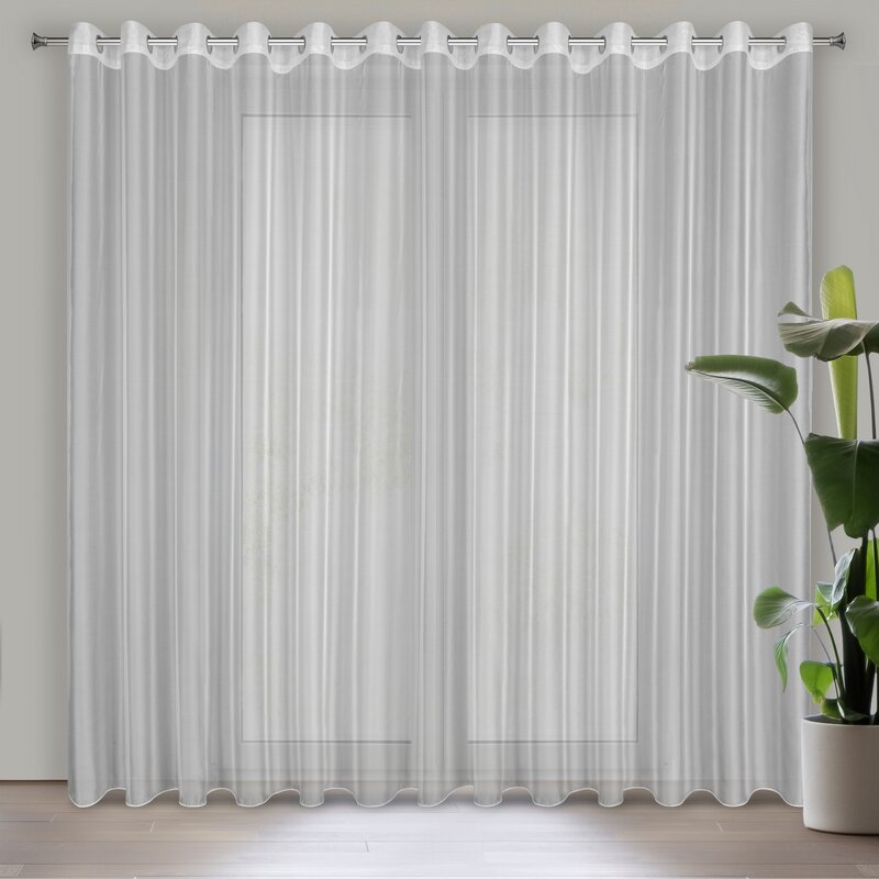 Firana gotowa Anabel biała 300 x 260 cm – rozświetla wnętrze