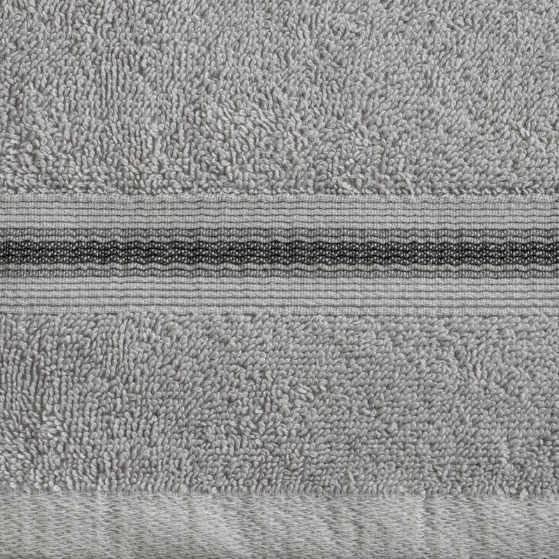 Ręcznik TRIS (02) srebrny 70 x 140 cm – miękki i chłonny