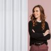 Firana gotowa biała 135 x 270 cm – lekka i zwiewna