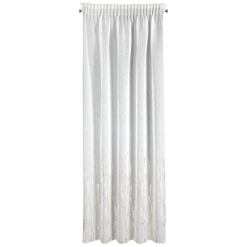 Firana gotowa Linzi biała 140 x 270 cm – rozprasza światło