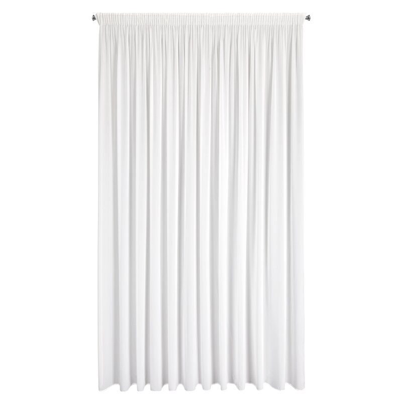 Firana gotowa Debra biała 300 X 270 cm – lekko filtruje światło