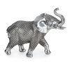 Figurka ceramiczna EVAN stalowa 13 X 30 X 25 CM – do salonu i gabinetu