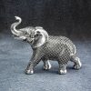 Figurka ceramiczna EVAN (03) stalowa 9 X 25 X 20 CM – dekoracja z charakterem