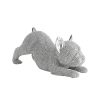 Figurka ceramiczna Eldo srebrna 19 x 8 x 9 cm – dodaje blasku wnętrzu