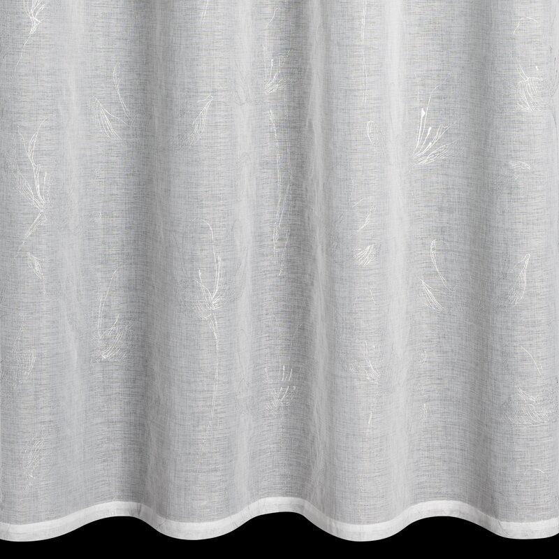 Firana gotowa Amalia biała 140 x 250 cm – rozprasza światło