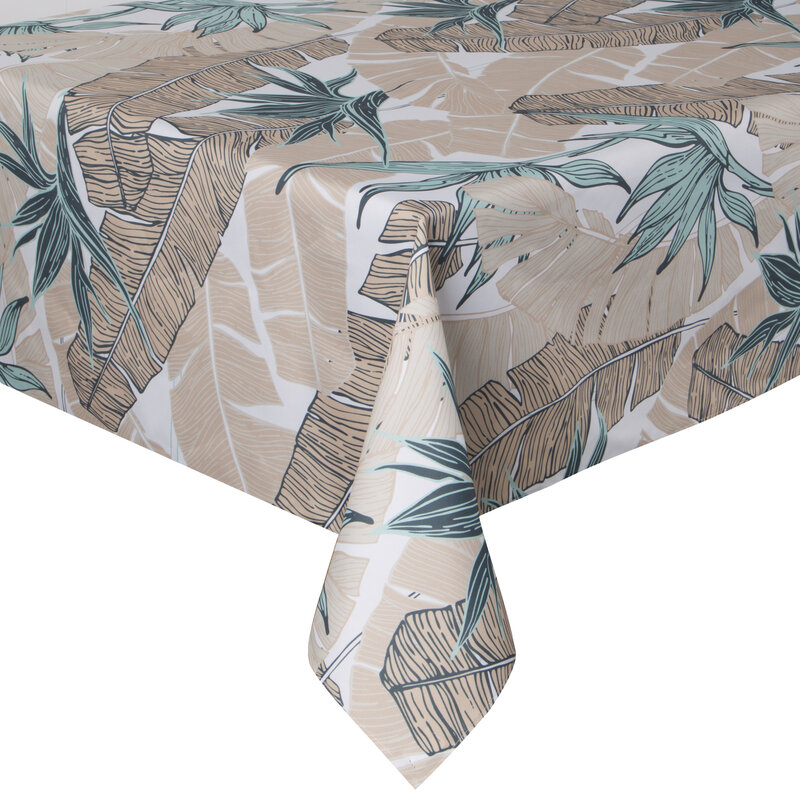 Obrus tarasowy Garden beżowy 140 x 220 cm – idealny na taras