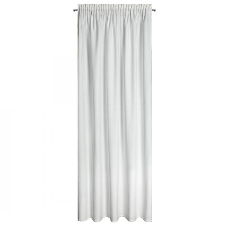 Zasłona gotowa D91 ROSA biała 140 X 270 cm – zapewnia prywatność