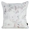 Poszewka velvet biała 45 x 45 cm – wprowadza spokój