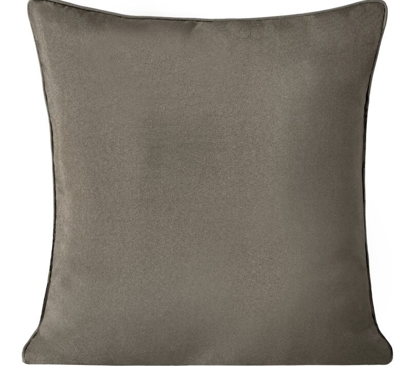 Poszewka na poduszkę jasnobrązowa 50 x 50 cm – dodatek do sofy