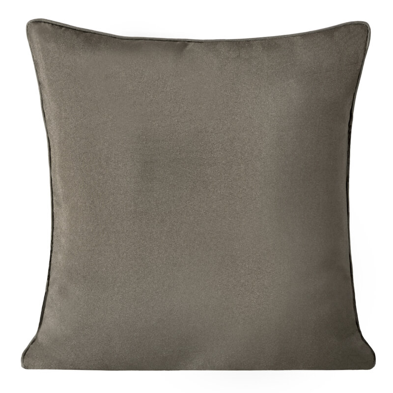 Poszewka na poduszkę jasnobrązowa 50 x 50 cm – dodatek do sofy