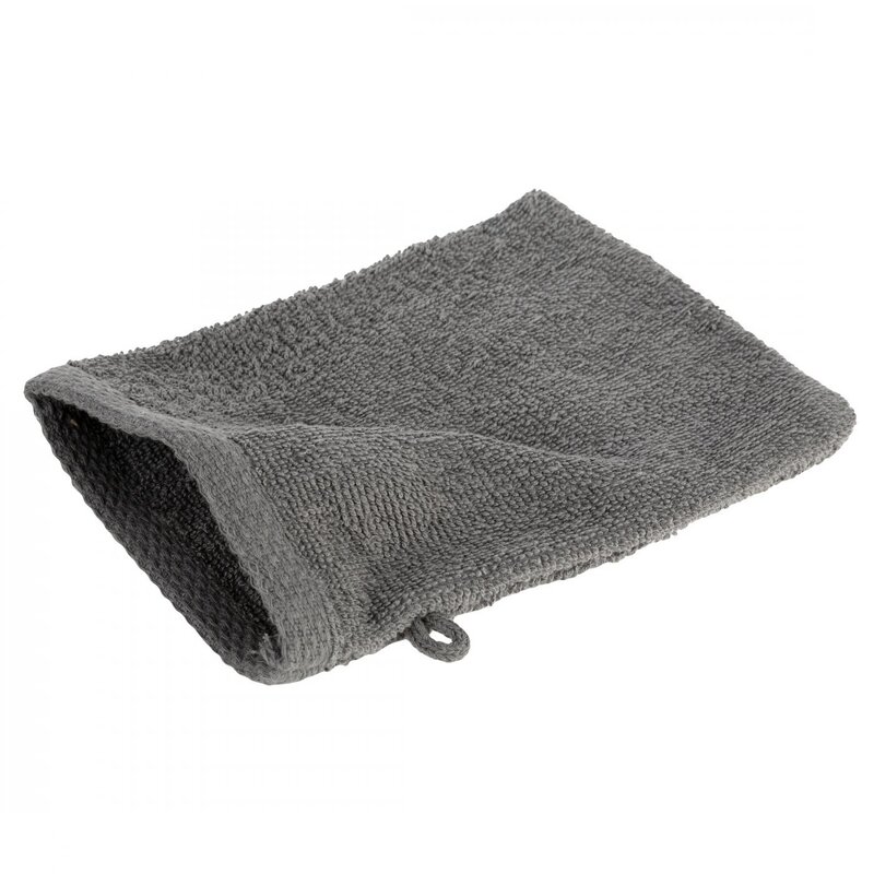 Ręcznik gładki ciemnoszary 16 x 21 cm – delikatny dla skóry