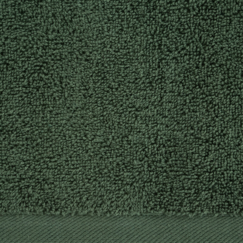 Ręcznik gładki ciemnozielony 70 x 140 cm – miękki i chłonny
