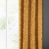 Zasłona gotowa złocista 140 x 250 cm – dodaje ciepła wnętrzu