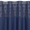 Zasłona gotowa Dafne granatowa 140 X 250 CM – zapewnia prywatność