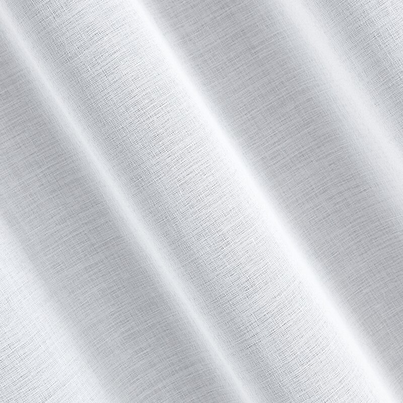 Firana gotowa biała 350 x 150 cm – rozprasza światło