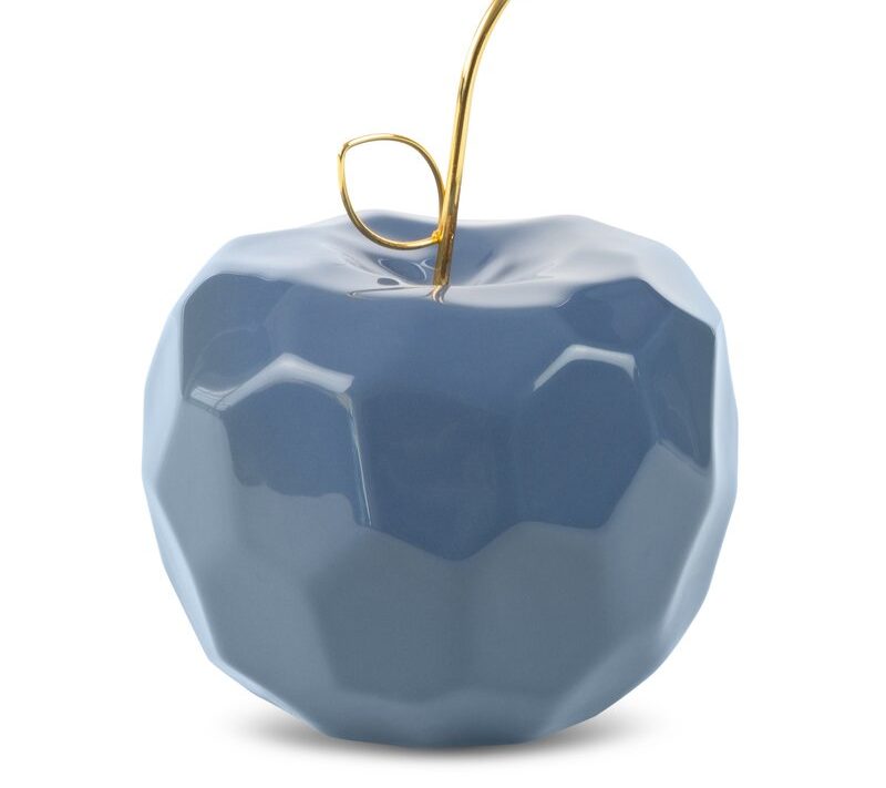 Figurka ceramiczna Apel granatowa 16 x 13 cm – subtelny akcent dekoracyjny