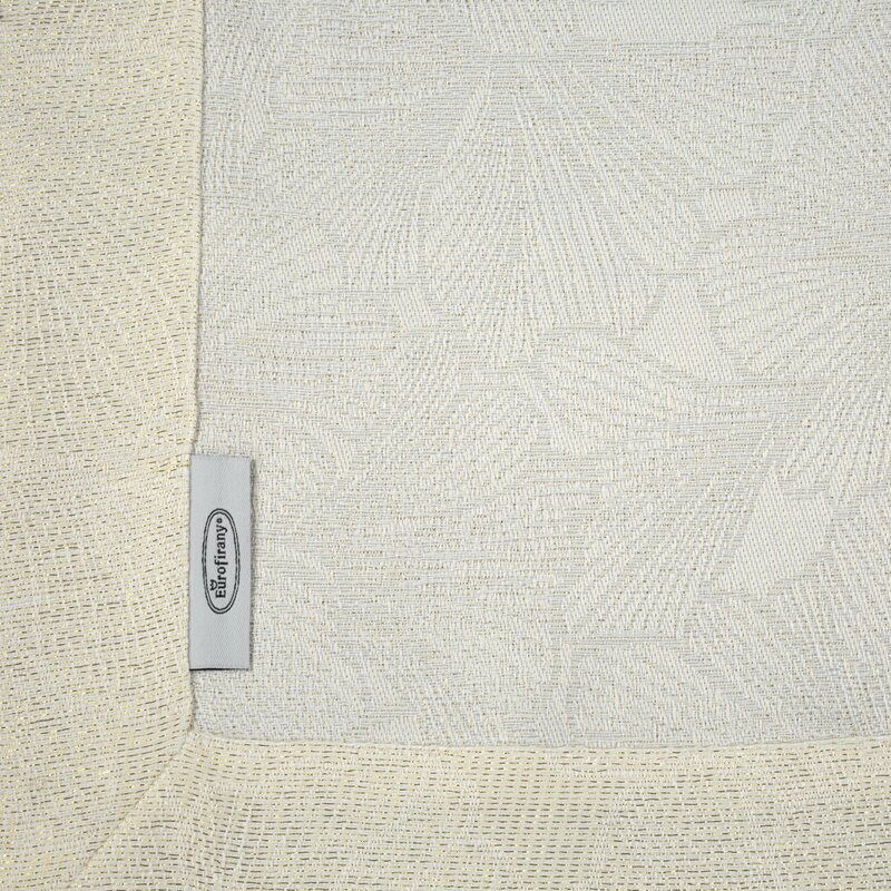 Obrus Lilian kremowy 85 x 85 cm – subtelny połysk