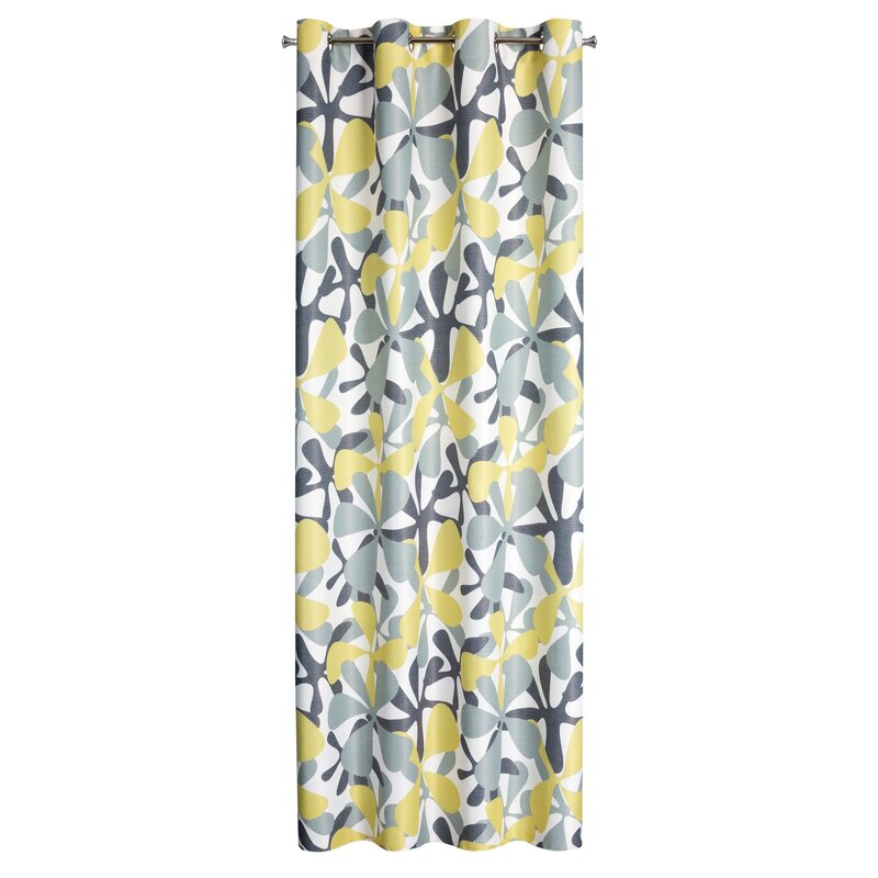 Zasłona gotowa D91 biała 140 x 250 cm – zaciemniająca i stylowa