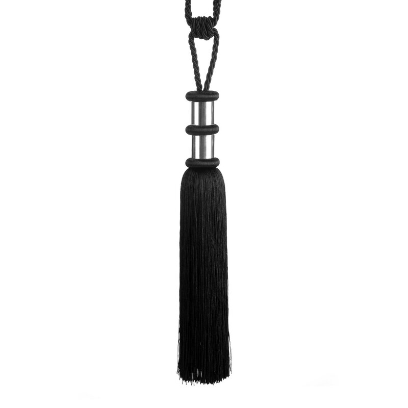 Sznur dekoracyjny Jolie czarny 78 x 38 cm – idealny do okna