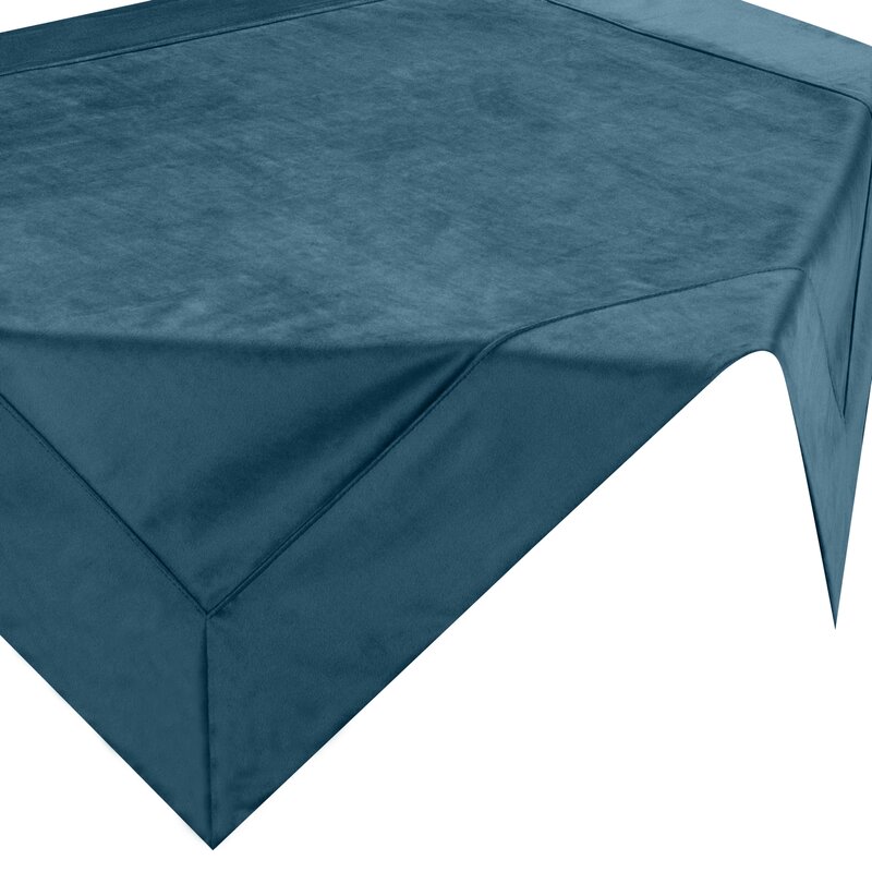 Obrus welwetowy granatowy 85 x 85 cm – doda przytulności