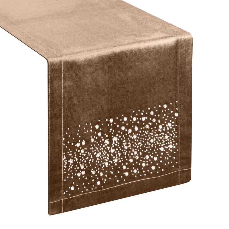 OBRUS ROYAL 2 35 X 140 CM CIEMNOBEŻOWY