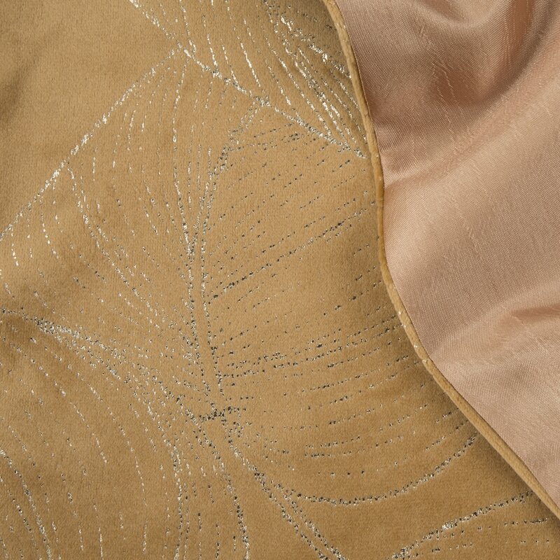 Bieżnik velvet Blink miodowy 35 x 180 cm – doda blasku stołu