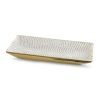 Patera ceramiczna Verda biała 35 x 20 x 4 cm – idealna na owoce
