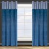 Zasłona welwetowa Agnes turkusowa 140 X 250 CM – do salonu i sypialni