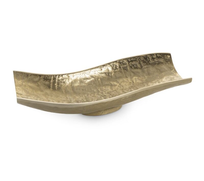 Misa metalowa Pedro2 złota 33 x 15 x 8 cm – subtelny blask