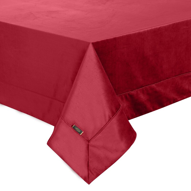 Obrus gładki bordowy 145 x 220 cm – łatwy w czyszczeniu
