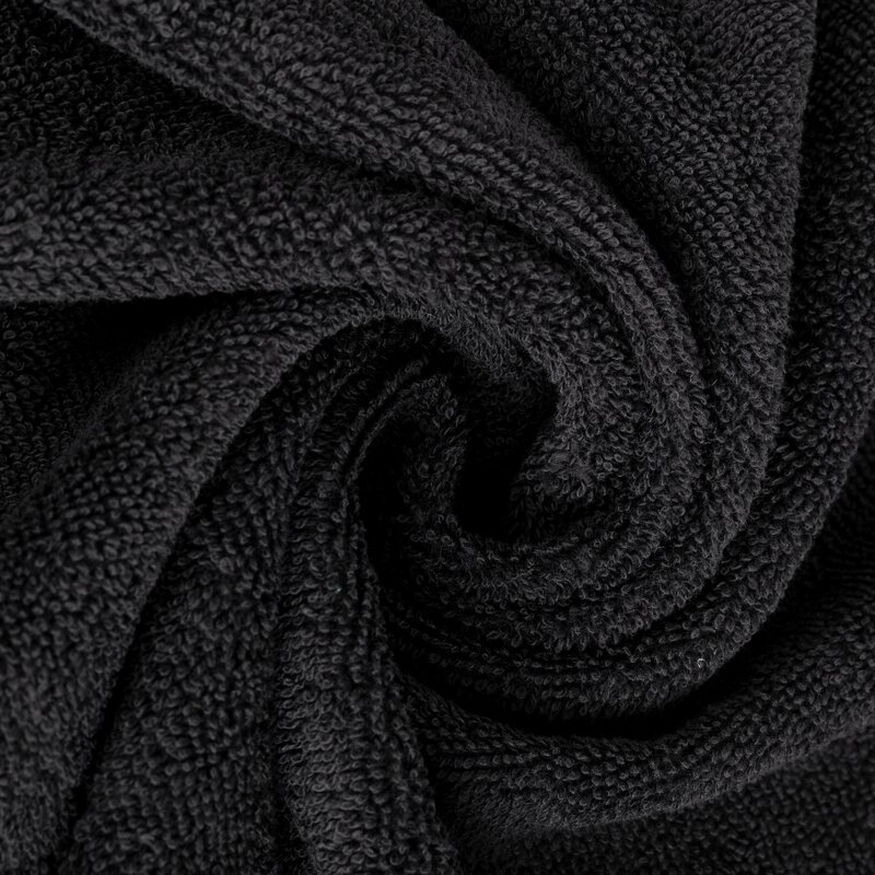 Ręcznik Amanda czarny 30 x 50 cm – miękki i chłonny
