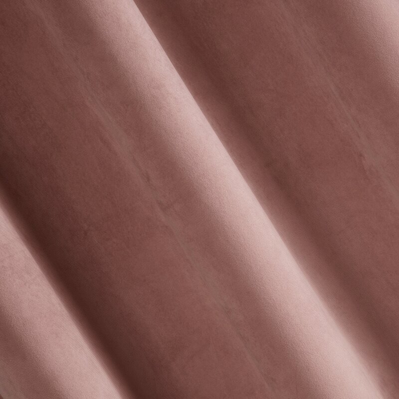 Zasłona gotowa Pierre ciemnoróżowa 140 x 250 cm – zaciemniająca i aksamitna