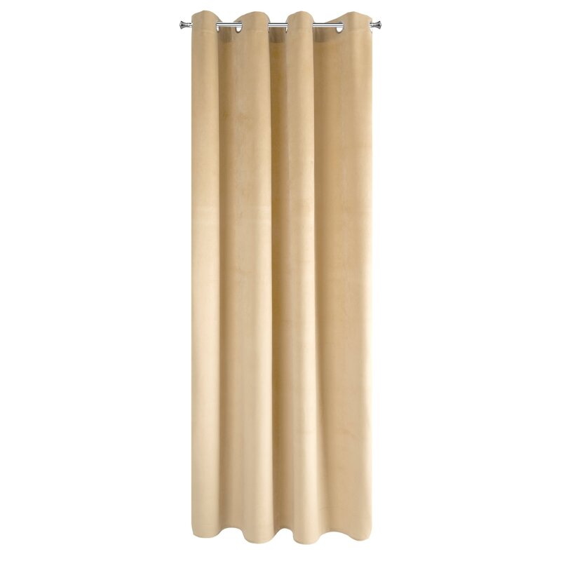 Zasłona gotowa Pierre kremowa 140 x 250 cm – zaciemniająca wnętrze