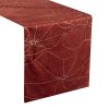 Obrus błyszczący ceglasty 35 x 180 cm – doda ciepła wnętrzu