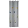 Zasłona gotowa Dino srebrna 140 x 250 cm – do pokoju dziecka