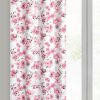 Zasłona gotowa Caren biała 140 X 250 cm – z kwiatowym wzorem