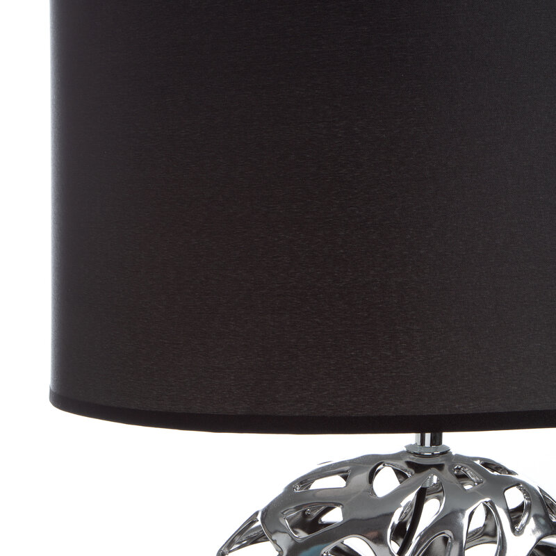 LAMPA DEKORACYJNA DAKOTA (3) O 37 X 52 CM SREBRNY