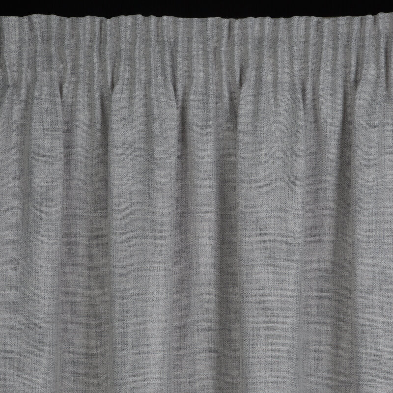 Zasłona gotowa Jula popielata 140 x 270 cm – zaciemnia pomieszczenie