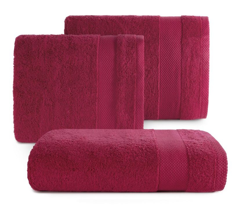 Ręcznik LORITA amarantowy 50 x 90 cm – miękki i chłonny