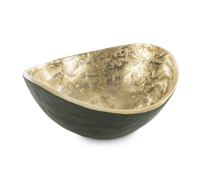 Misa metalowa Pedro1 ciemnozielona 14 x 14 x 6 cm – elegancka ozdoba