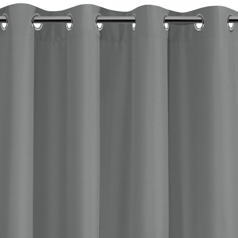 Zasłona gotowa Rita szara 140 X 250 CM – tworzy przytulną atmosferę